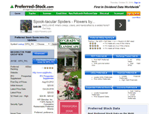 Tablet Screenshot of preferred-stock.com